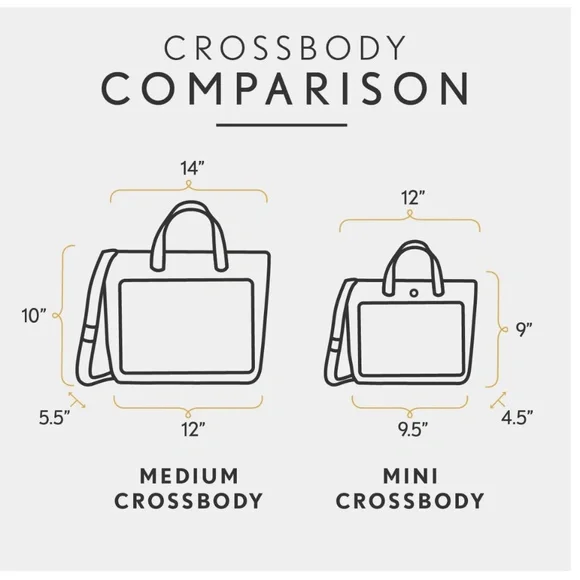 Portland Leather Customized Sunflower Medium Crossbody Tote NWOT - Picture 13 of 13